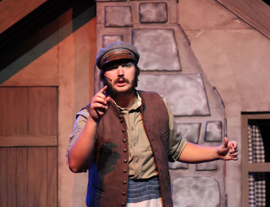 Lantz Hemmert in the role of Tevye in 'Fiddler on the Roof.'
