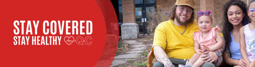 An image from the homepage of the new Stay Covered Stay Healthy QC website.