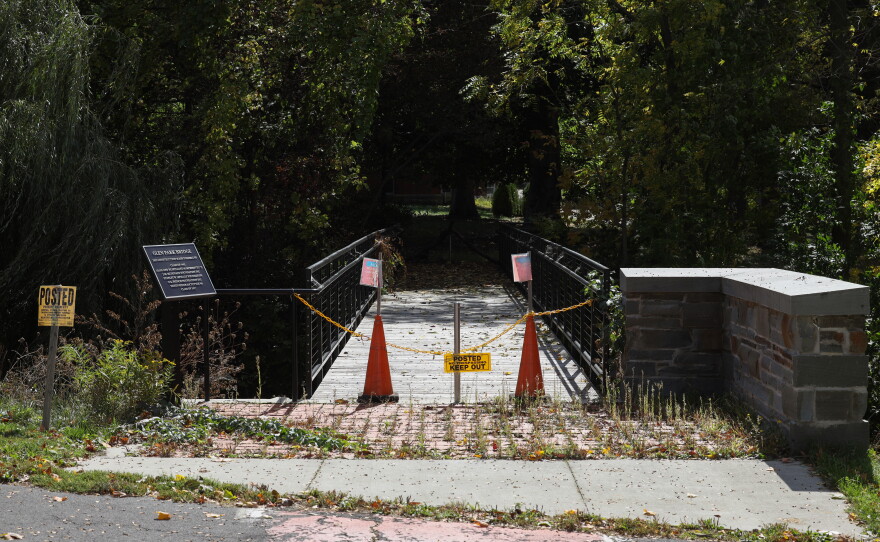 The Glen Park Bridge at Wells College in the village of Aurora, New York, is a historic pedestrian bridge that was rebuilt and reopened on May 4, 2023, after years of fundraising by the classes of 2017 and 1962. Wells College has received court approval to sell and transfer artwork, artifacts, rare books and other personal property as it continues to wind down operations after its June 2024 closure. The future of the campus remains unresolved after a proposed $12.5 million sale fell through earlier this year.