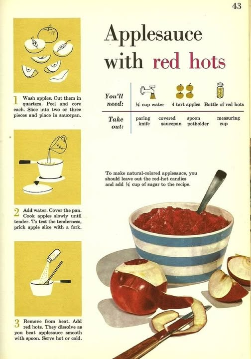 Recipe for Red Hot apple sauce