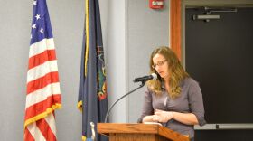 Colleen Unroe as she declines the position on the Ferguson Township Board of Supervisors.