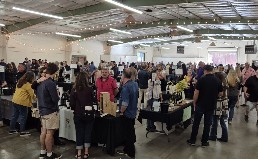 The Saturday event in Paso Robles featured many more wineries and many more discerning patrons!