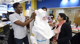 Man, that PPE is hot. And not in a good way. One challenge for the designers was to come up a way to give health workers more time in personal protective equipment without overheating.