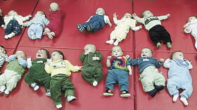 If these babies were in Washington, several of them would be named Jacob and Sophia.