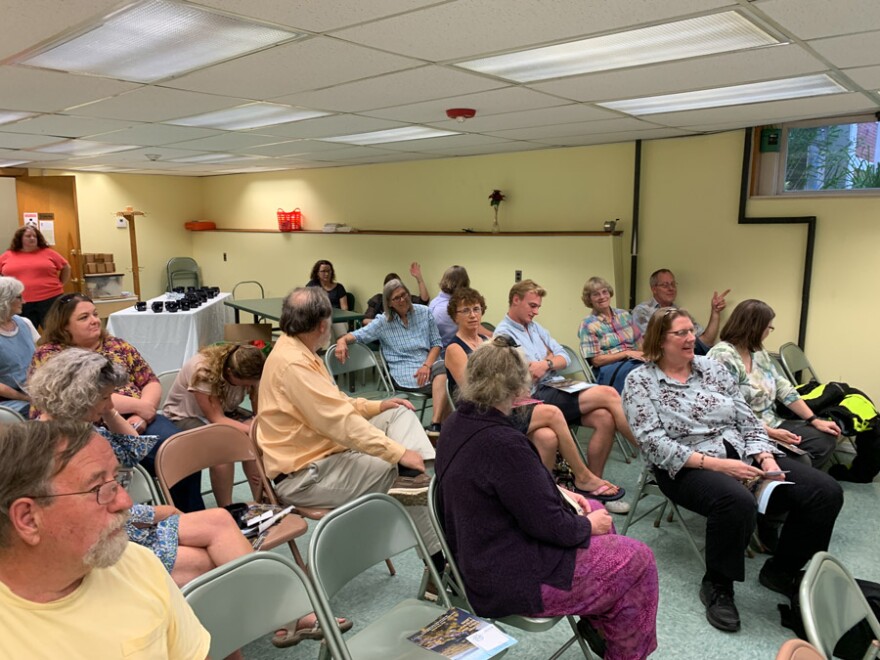 Maine Public audience members at the Caribou Public Library on August 21, 2019.