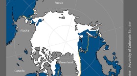 Arctic Sea ice extent as of November 28, 2025.