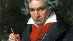 Portrait of Beethoven by Joseph Karl Stieler, ca. 1818.