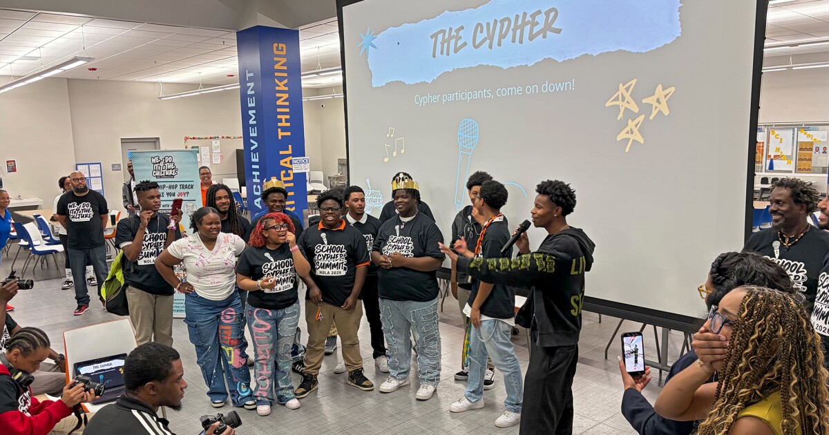 Hip-hop and social-emotional learning at a New Orleans high school