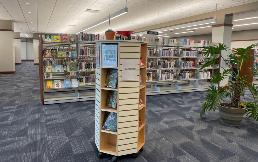 Adult non-fiction on the second floor.