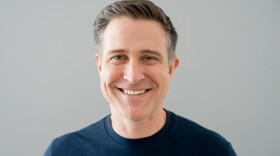 Democrat Lucas Kunce, pictured on Tuesday, July 23, 2024, at St. Louis Public Radio's headquarters in Grand Center, is vying for the Democratic nomination to challenge  Republican incumbent U.S. Sen. Josh Hawley.