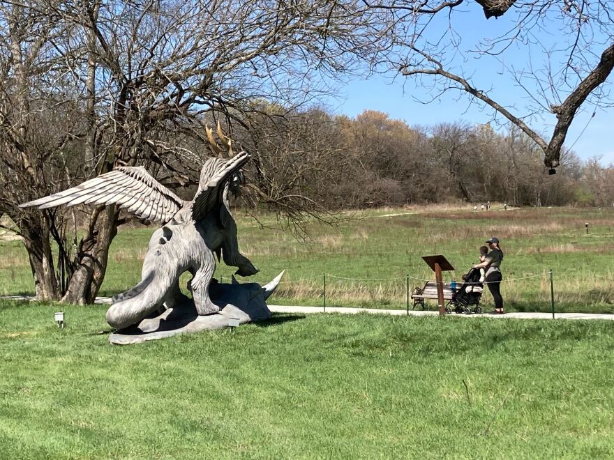 The Dragon Trails exhibition at the Heard Museum features 12 animatronic dragons along a half-mile nature trail.