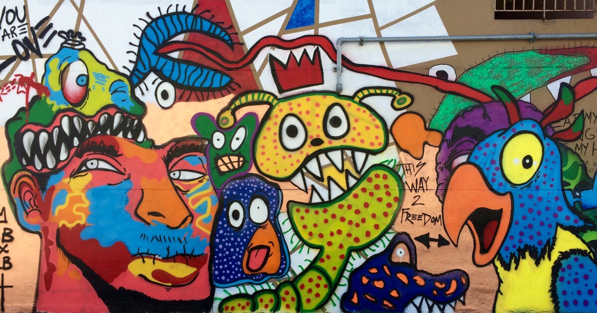 Chris Brown Paints Mural For Overtown Children Wlrn