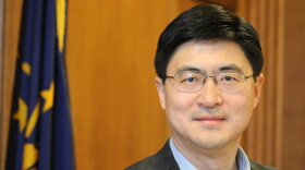 Purdue University President Mung Chiang sat down for an interview with WBAA to discuss his priorities as president (Ben Thorp/WBAA News)