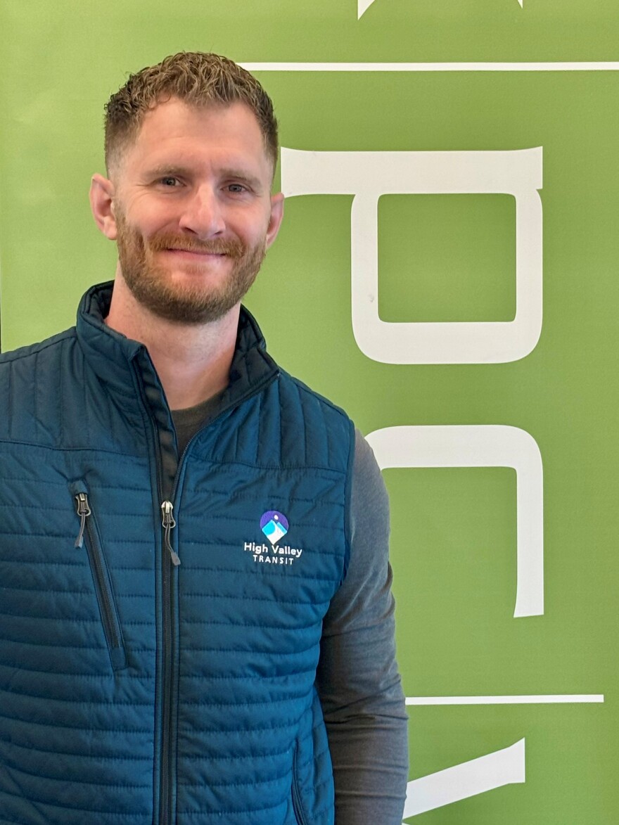 High Valley Transit Chief Development Officer Gabe Shields