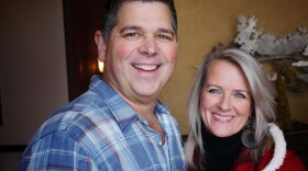 Brian Roth, left, and his wife Sharice.