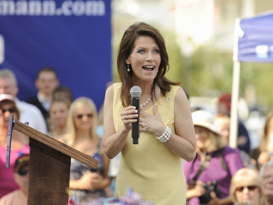 Republican presidential candidate Rep. Michele Bachmann, R-Minn., speaks in Charleston, S.C. in June. Bachmann suffers from chronic migraines but released a doctor's note last week stating she is in good health.
