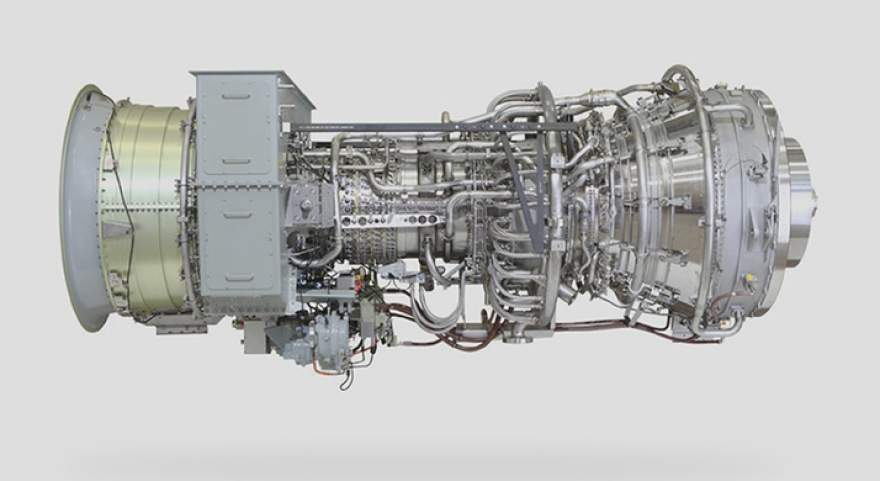 A newer version of the LM6000 that Golden Valley is considering buying. Variations of the turbine also are used to power aircraft and ships.