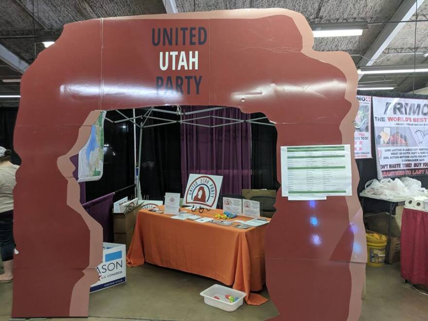 United Utah Party Booth.