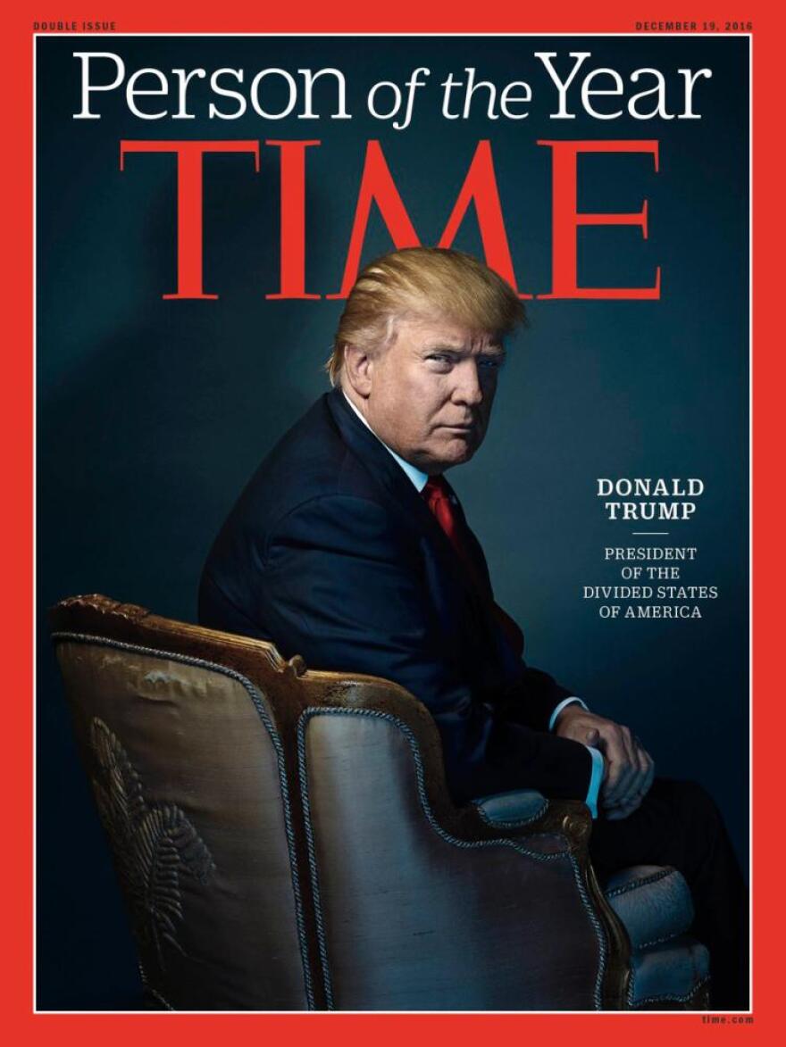 Donald Trump is Time Magazine's 2017 Person of the Year.