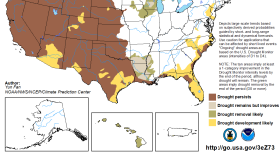 Florida is forecast to be in the grips of drought for months