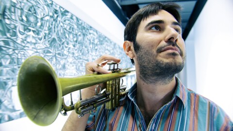 Alberto Racanati first started playing trumpet as a child growing up in southern Italy. Now based in Kansas City, he makes music solo and with his band "I Maledetti"