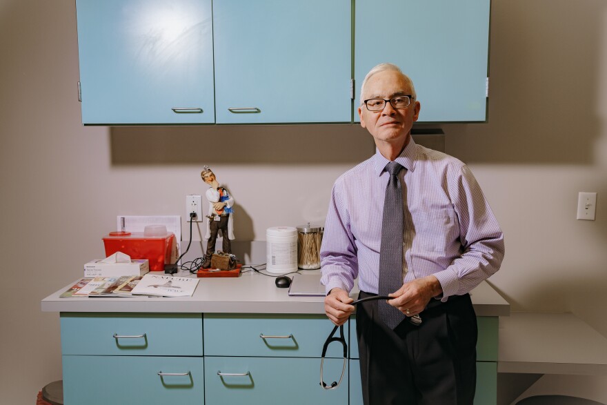 Dr. John Dunlap runs a direct primary care practice in Overland Park, Kan., offering patients direct access to him by phone and longer appointment times. The model is similar to concierge medicine.
