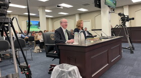 Left to Right- Jim Musser with the Kentucky Hospital Association-Rep and Bill Sponsor Kim Moser