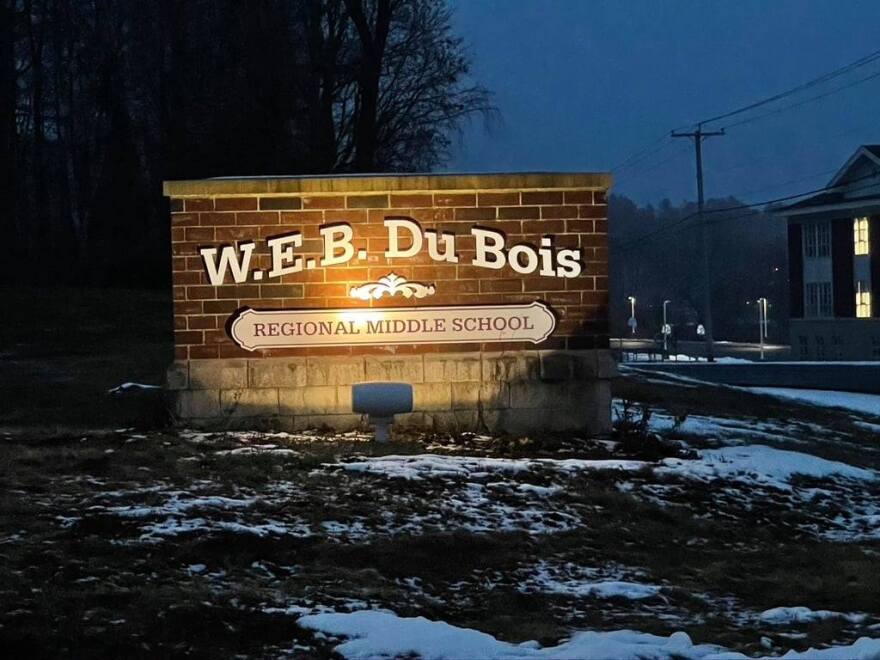 W.E.B. Du Bois Middle School in Great Barrington, Massachusetts.