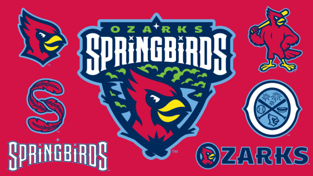 New logos and iconography for the Ozarks Springbirds
