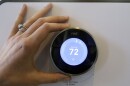 A Nest Learning Thermostat.