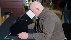 People seeking to renew their driver's license can fulfill the new vision requirement by using the same machine used when they got their first license.