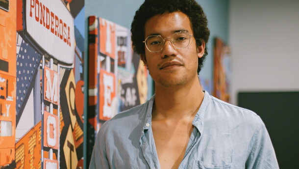 Portrait of writer Nick Russel