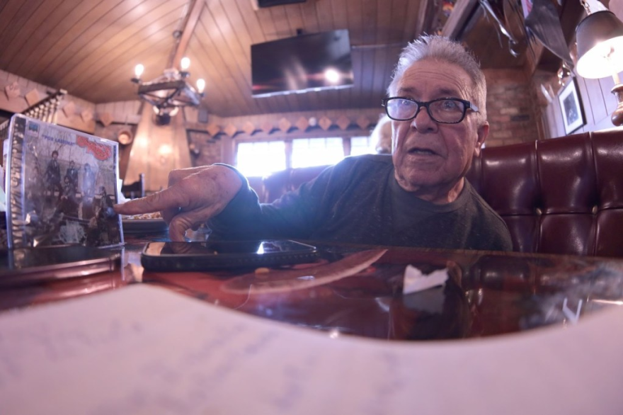 Adolfo Sanchez, former lead singer of the grupero band Los Kinos, during an interview about his life and career.