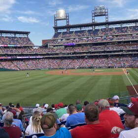 Phillies game at Citizens Bank Park