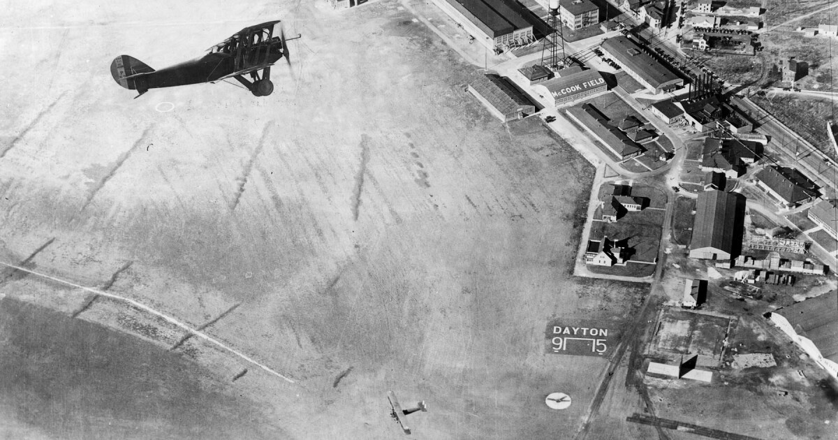 The beginning of "the field." WWI kicks Dayton's aviation legacy into high gear