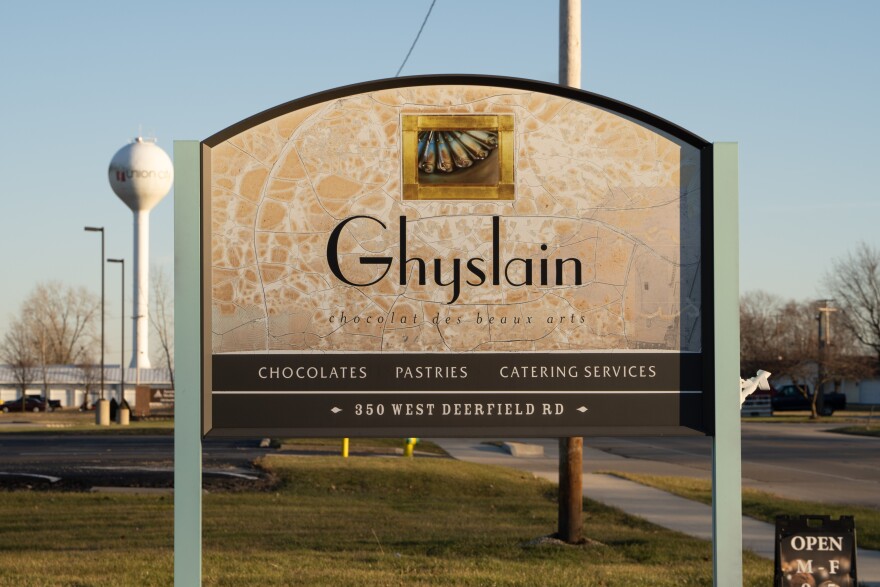 Ghyslain chocolats des beaux arts sign