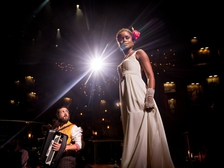 Recording artist Josh Groban plays Pierre to newcomer Benton's Natasha in <em>The Great Comet Of 1812</em>, based on Leo Tolstoy's <em>War and Peace.</em>