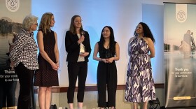 Left to right: judge Cindy Warner,