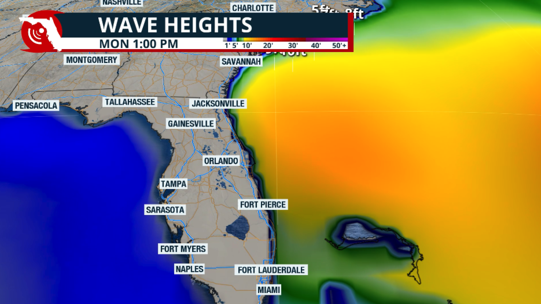 Tropical storm watches are in effect for parts of Florida