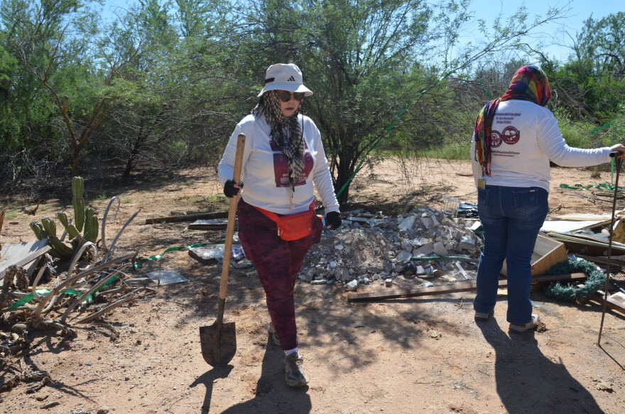 Alicia Salomón spends her weekends searching for the remains of her son with the Madres Buscadoras de Sonora.