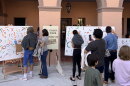 Local tucsonans paints on canvases during Tucson Meet Yourself at the historic Pima County Courthouse on Oct. 17, 2026.