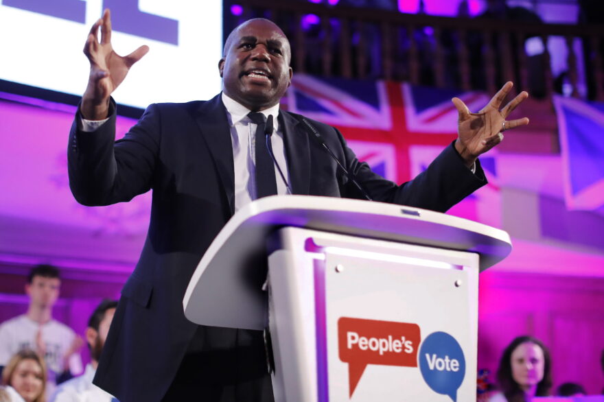 Britain's Labour party MP David Lammy. (Photo by Tolga Akmen/AFP via Getty Images)