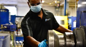 A manufacturing worker in South Bend. Advanced manufacturing is one of the career paths workers can get a loan to receive short-term training in.