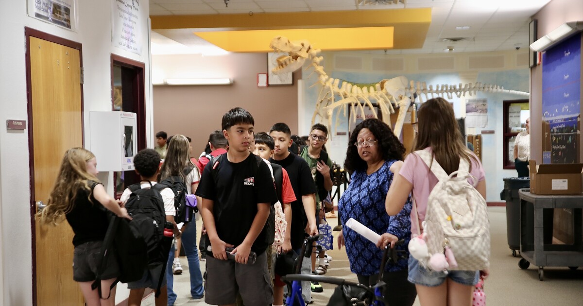 Photo Gallery: First day of classes at Castle Dome Middle School