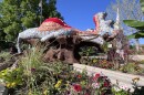 Deveren B. Farley’s dragon sculpture in its new home at St. George’s Town Square Park, April 9, 2025. The larger-than-life artwork is part of this year’s Art Around the Corner event.