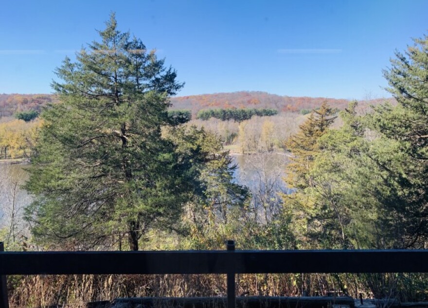 The view from the Lorado Taft classroom, November 2024.
