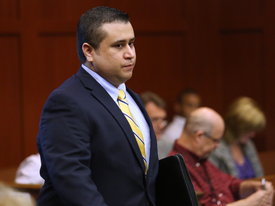 George Zimmerman in a Sanford, Fla., courtroom on Monday.