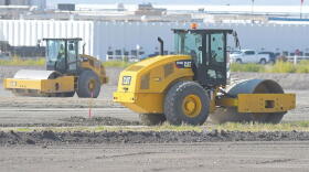Workers prepare land last fall for construction of a new FedEx facility at 1000 West and 1000 North in Logan. It will be one of many new job producers in the city.