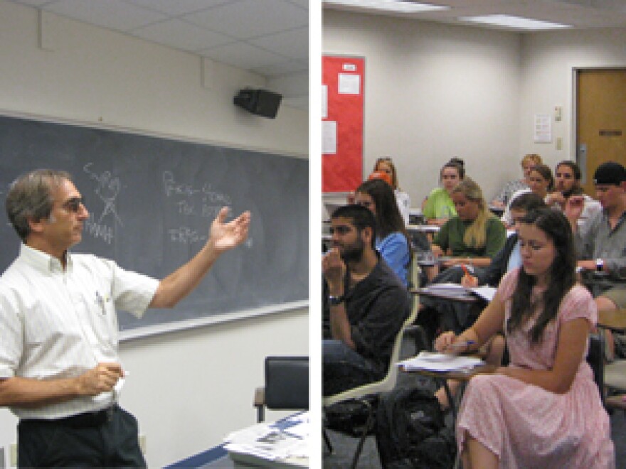 SMU professor Rick Halperin & Class
