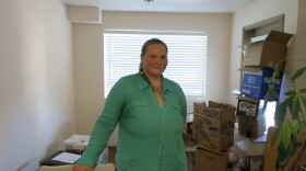 Anelise Moon-Schruder, 24, shown here in her Lake City apartment, is part of the white anti-racist movement.